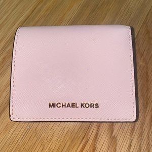 Michael Kors Compact Wallet in Pink Blossom